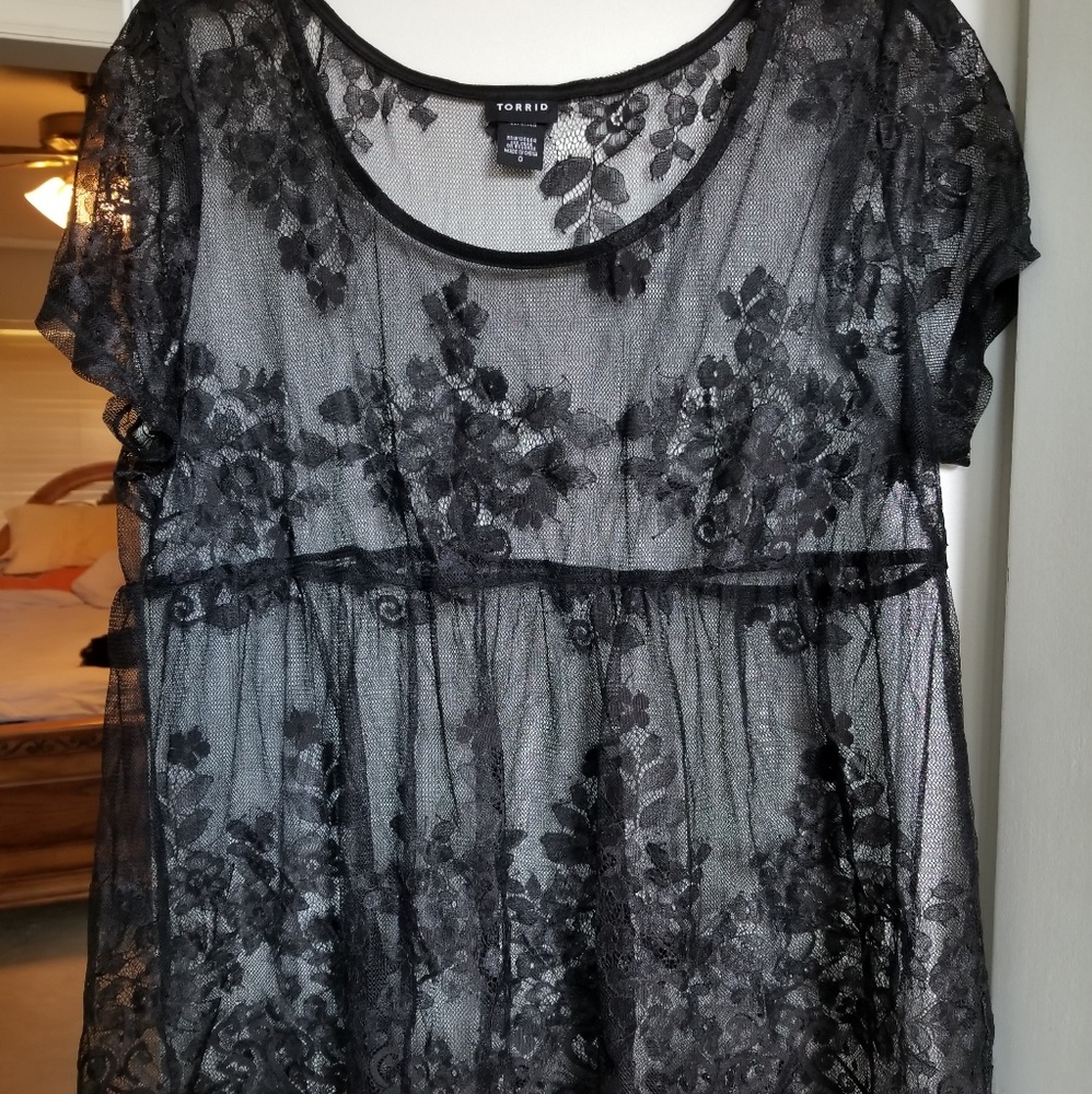 Torrid lace baby doll